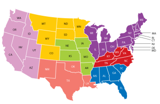 NAM25 US Retail Sales Rep Regions MAP